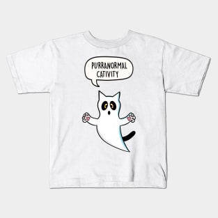 Purranormal Cativity Kids T-Shirt